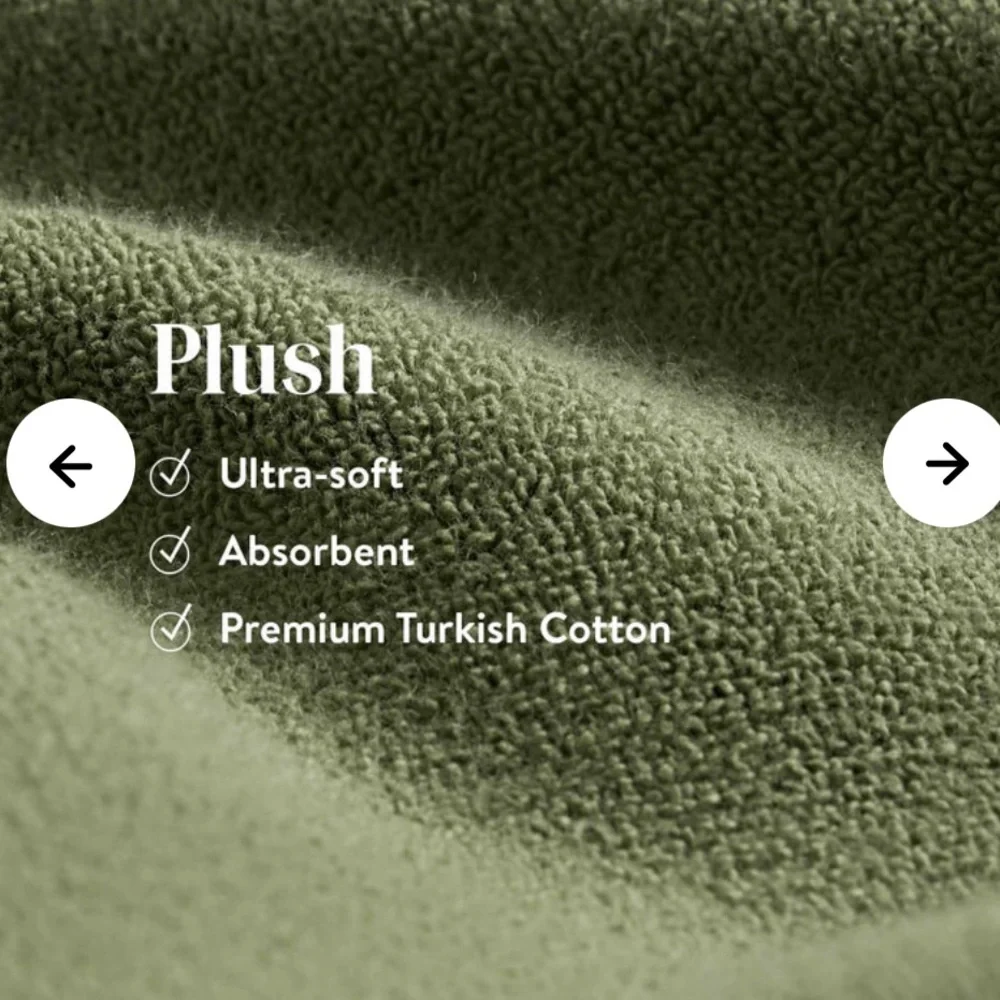 NWOT Brooklinen Plush Turkish Cotton Washcloth - 1 piece